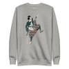 Samurai Guitar Player Music Ukiyo-e Unisex Premium Sweatshirt