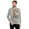 Samurai vs Virus Demon Ukiyo-e Unisex Premium Sweatshirt