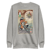 Samurai vs Virus Demon Ukiyo-e Unisex Premium Sweatshirt