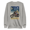 Samurai Chopper Motorcycle Ukiyo-e Unisex Premium Sweatshirt