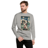 Samurai Photographer 5 Camera Ukiyo-e Unisex Premium Sweatshirt