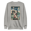 Samurai Photographer 5 Camera Ukiyo-e Unisex Premium Sweatshirt