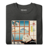 Cat Programmer Ukiyo-e Unisex Premium Sweatshirt -