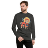 Golden Retriever Japanese Ukiyo-e Unisex Premium Sweatshirt -