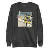 Samurai Pickleball Japanese Ukiyo-e Unisex Premium Sweatshirt 3