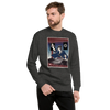 Samurai DJ Music Ukiyo-e Unisex Premium Sweatshirt 7