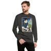 Samurai and Bonsai Tree Ukiyo-e Unisex Premium Sweatshirt