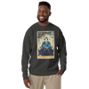 Samurai Meditation Yoga Japanese Ukiyo-e Unisex Premium Sweatshirt