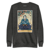 Samurai Meditation Yoga Japanese Ukiyo-e Unisex Premium Sweatshirt