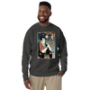 Trombone Samurai Music Ukiyo-e Unisex Premium Sweatshirt