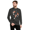 Koi Fish Japanese Ukiyo-e Unisex Premium Sweatshirt 2