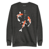 Koi Fish Japanese Ukiyo-e Unisex Premium Sweatshirt 2