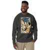 Samurai Painter Artist Ukiyo-e Unisex Premium Sweatshirt