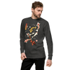 Koi Fish Japanese Ukiyo-e Unisex Premium Sweatshirt -