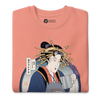 Geisha Barista Ukiyo-e Unisex Premium Sweatshirt -