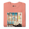 Cat Programmer Ukiyo-e Unisex Premium Sweatshirt -