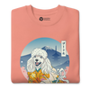 Poodle Dog Japanese Ukiyo-e Unisex Premium Sweatshirt - Samurai Original