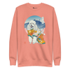 Poodle Dog Japanese Ukiyo-e Unisex Premium Sweatshirt - Samurai Original