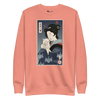 Geisha & Cat Ukiyo-e Unisex Premium Sweatshirt