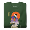 Halloween Samurai Skeleton Japanese Ukiyo-e Unisex Premium Sweatshirt -