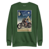 Samurai Chopper Motorcycle Ukiyo-e Unisex Premium Sweatshirt