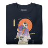 Halloween Samurai Skeleton Japanese Ukiyo-e Unisex Premium Sweatshirt -