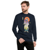 Halloween Samurai Skeleton Japanese Ukiyo-e Unisex Premium Sweatshirt -