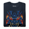 Samurai Mask with Fiery Eyes Ukiyo-e Unisex Premium Sweatshirt