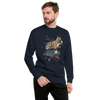 Samurai Bulldog Japanese Ukiyo-e Unisex Premium Sweatshirt - Samurai Original