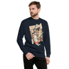 Cat Band Music Japan Ukiyo-e Unisex Premium Sweatshirt -