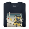 Samurai Pickleball Japanese Ukiyo-e Unisex Premium Sweatshirt 3