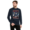 Samurai DJ Music Ukiyo-e Unisex Premium Sweatshirt 7