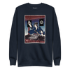 Samurai DJ Music Ukiyo-e Unisex Premium Sweatshirt 7