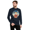 Dog Shiba Inu Samurai Ukiyo-e Funny Unisex Premium Sweatshirt