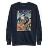 Samurai Guitar Player 2 Music Ukiyo-e Unisex Premium Sweatshirt