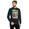 Samurai BBQ Barbecue Ukiyo-e Unisex Premium Sweatshirt