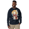 Samurai Dog Akita Best Friend Ukiyo-e Unisex Premium Sweatshirt