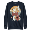 Samurai Dog Akita Best Friend Ukiyo-e Unisex Premium Sweatshirt