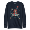 Samurai Basketball Player 3 Sport Ukiyo-e Unisex Premium Sweatshirt