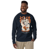 Halloween Cat Maneki Neko & Jason Voorhees Mask Unisex Premium Sweatshirt