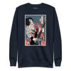 Samurai Bassist Player 5 Music Ukiyo-e Unisex Premium Sweatshirt