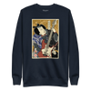 Samurai Electric Guitar Guitarist Music Ukiyo-e Unisex Premium Sweatshirt