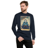 Samurai Meditation Yoga Japanese Ukiyo-e Unisex Premium Sweatshirt