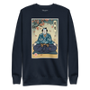 Samurai Meditation Yoga Japanese Ukiyo-e Unisex Premium Sweatshirt