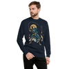 Samurai Fishing 4 Ukiyo-e Unisex Premium Sweatshirt