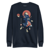 Samurai Basketball Player 4 Sport Ukiyo-e Unisex Premium Sweatshirt