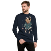 Samurai Golf Player Ukiyo-e Unisex Premium Sweatshirt