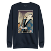 Samuai Saxophone Music Japanese Ukiyo-e Unisex Premium Sweatshirt