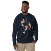 Koi Fish Japanese Ukiyo-e Unisex Premium Sweatshirt 2