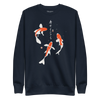 Koi Fish Japanese Ukiyo-e Unisex Premium Sweatshirt 2